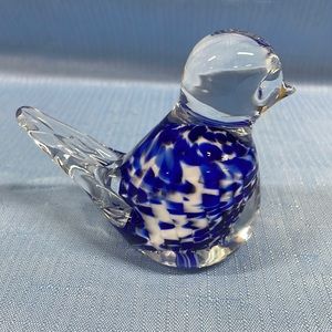 Gibson glass bird paperweight